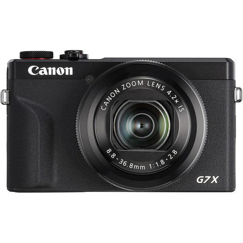 Canon PowerShot G7 X Mark III – 4K Vlogging Camera | 20.1MP, Wi-Fi, Bluetooth | Black | Compact Digital Camera for YouTube