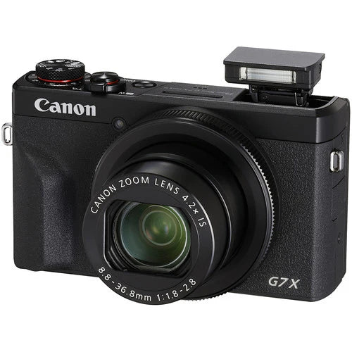 Canon PowerShot G7 X Mark III – 4K Vlogging Camera | 20.1MP, Wi-Fi, Bluetooth | Black | Compact Digital Camera for YouTube