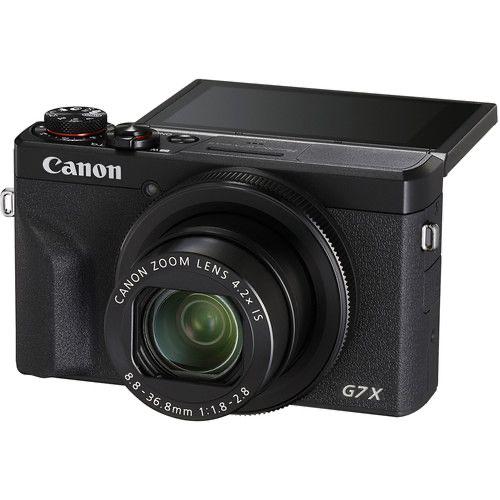Canon PowerShot G7 X Mark III – 4K Vlogging Camera | 20.1MP, Wi-Fi, Bluetooth | Black | Compact Digital Camera for YouTube
